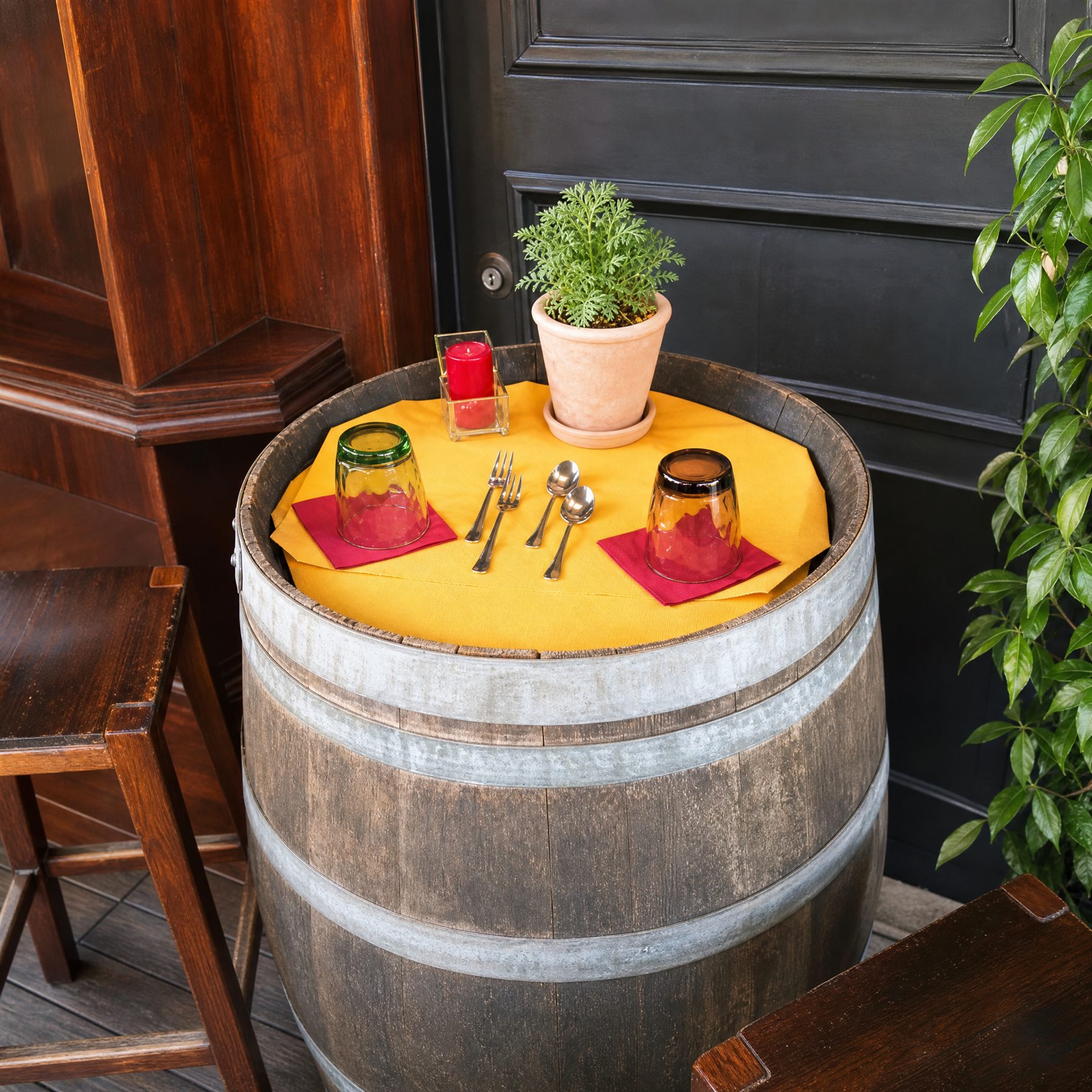 Tavolo botte da aperitivo